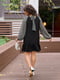 Сукня А-силуету з широкими рукавами анімалістичного забарвлення | 6780023 | фото 4