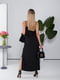 Чорний комплект: сукня-максі в білизняному стилі та світшот | 6780057 | фото 7