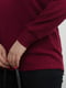 Бордовий пуловер з фактурним візерунком | 6781005 | фото 3