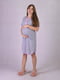 Сіра нічна сорочка для вагітних  | 6780266
