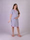 Сіра нічна сорочка для вагітних  | 6780266 | фото 2