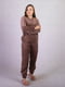 Махрова коричнева піжама: джемпер і штани | 6780308 | фото 2