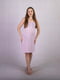 Рожева нічна сорочка з застібкою на гудзики для вагітних | 6780659