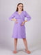 Фіолетова нічна сорочка для вагітних | 6780803 | фото 2