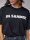 Трикотажна футболка з написом Jil Sander | 6781086 | фото 5