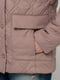 Куртка-жакет стьобана кольору капуччино | 6781234 | фото 3