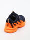 Кросівки оранжево-сині на липучках | 6781304 | фото 4