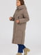 Зимове пальто коричневого кольору | 6781566 | фото 3