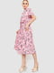 Платье розовое в принт | 6617707 | фото 3