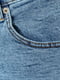 Голубые джинсы на манжетах | 6759298 | фото 5