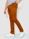 Прямые брюки кирпичного цвета средней посадки | 6781833 | фото 3