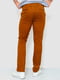 Прямые брюки кирпичного цвета средней посадки | 6781833 | фото 4