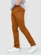Прямые светло-коричневые брюки средней посадки | 6781835 | фото 3