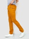 Прямые брюки горчичного цвета средней посадки | 6781837 | фото 3