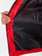 Стеганая красная куртка с трикотажными манжетами | 6781929 | фото 6