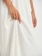Сукня-міді біла з рукавом-метелик | 6506269 | фото 4