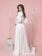 Платье шелковое белое | 6506612 | фото 5