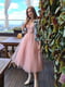 Корсетна рожева сукня з пишною спідницею | 6782133 | фото 2