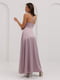 Ошатна сукня лілового кольору з розрізом | 6782147 | фото 7