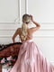 Длинное вечернее розовое платье из шелка | 6782161 | фото 4