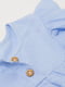 Голубая блуза с длинным рукавом | 6782428 | фото 2