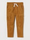 Світло-коричневі штани з накладними кишенями | 6782450