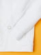 Белая джинсовая куртка с рисунком на спине | 6782498 | фото 4