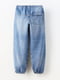 Блакитні джинси-парашути з еластичним поясом | 6782590 | фото 3