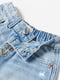Блакитні джинсові шорти-бермуди | 6782594 | фото 3