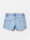 Блакитні джинсові шорти-бермуди | 6782619 | фото 2