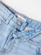 Блакитні джинсові шорти-бермуди | 6782619 | фото 3