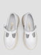 Белые кожаные туфли с ремешками | 6782637 | фото 5