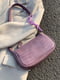 Фіолетова сумка-багет на ремінці-ланцюжку | 6783166 | фото 6