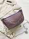 Фіолетова сумка-багет рептилія на ланцюжку | 6783183 | фото 2