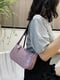 Фіолетова сумка-багет на золотому ланцюжку | 6783194 | фото 10