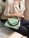 Зелена сумка крос-боді з ланцюжком | 6783266 | фото 3