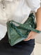 Зелена сумка-багет під рептилію | 6783274 | фото 4