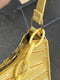 Жовта сумка-багет під рептилію | 6783275 | фото 7