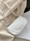 Біла текстильна сумка-багет | 6783315 | фото 2