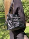 Чорна сумка-рюкзак на плече | 6783347 | фото 2