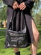 Чорна сумка-рюкзак на плече | 6783347 | фото 4