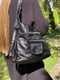 Чорна сумка-рюкзак на плече | 6783347 | фото 6