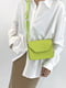 Зелена сумка крос-боді на широкому ремінці | 6783351 | фото 3