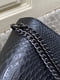 Чорна сумка крос-боді з залізною підковою | 6783398 | фото 6
