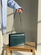 Зелена класична сумка крос-боді рептилія | 6783435 | фото 9