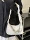 Біла сумка-багет на короткій ручці | 6783441 | фото 5