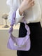 Фіолетова сумка-багет на короткій ручці | 6783443 | фото 5
