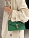 Зелена класична сумка крос-боді на ланцюжку | 6783451 | фото 2
