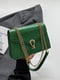 Зелена класична сумка крос-боді на ланцюжку | 6783451 | фото 3