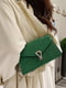 Зелена класична сумка крос-боді на ланцюжку | 6783451 | фото 5